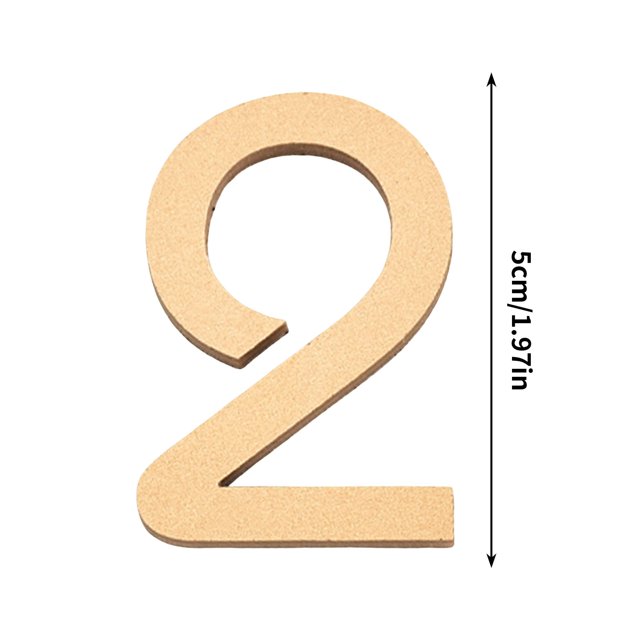 Tumotour 5CM Acrylic Number Plates For Elegant And Stylish Decor