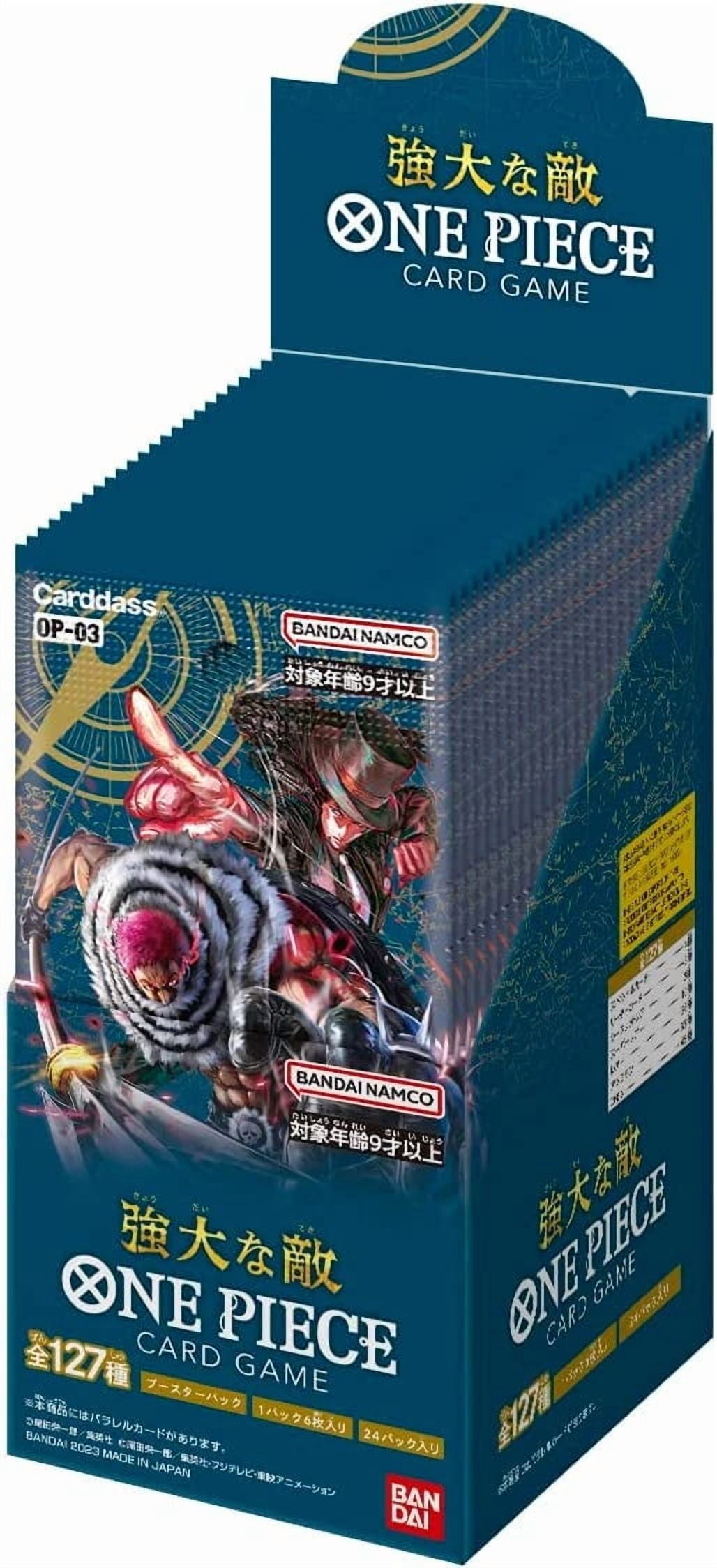 BANDAI OP-03 ONE PIECE カードゲーム 2個 Bandai One Piece Mighty Enemies Manga TCG Collectible Card Game OP