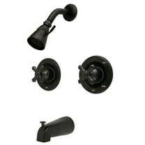 Kingston Brass KB665AX Vintage Pressure Balanced Two-Handle Tub and Shower Faucet, Oil Rubbed Bronze