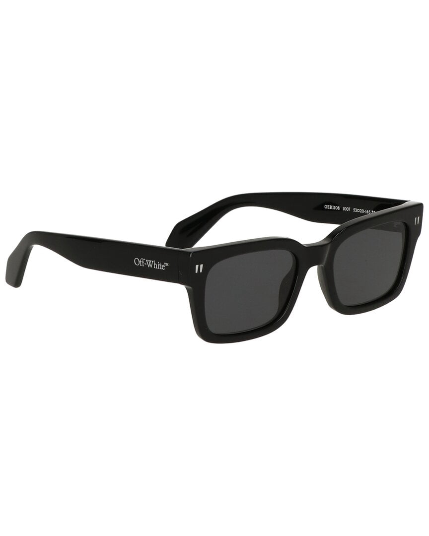 Off White Virgil Sunglasses OERI008 1007 Black Frame with