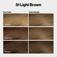 thumbnail image 6 of Revlon ColorSilk Permanent Hair Color, Bond Repair Complex, 51 Light Brown, 3 pack, 6 of 11
