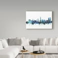 thumbnail image 3 of Trademark Fine Art 'Split Croatia Blue Teal Skyline' Canvas Art by Michael Tompsett, 3 of 3