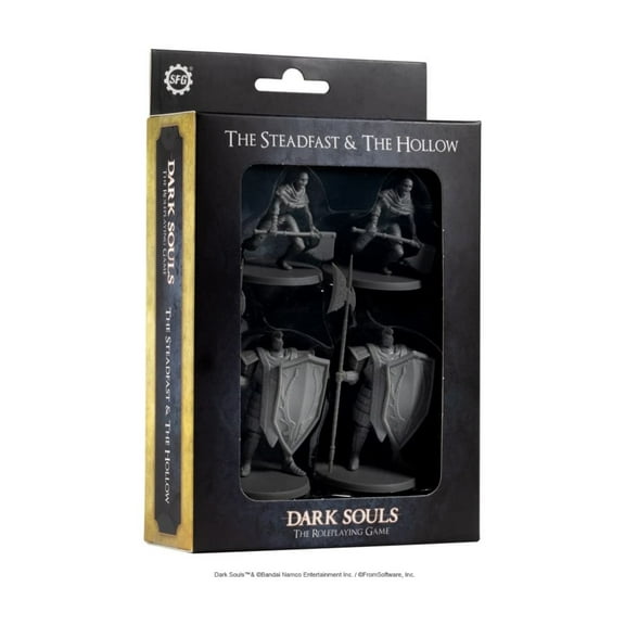Dark Souls The Role Playing Game: The Steadfast & The Hollow Miniatures & Stat Cards