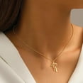 thumbnail image 2 of Turandoss Bow Necklace for Women Girls Dainty 14K Gold Plated Cubic Zirconia Bow Pendant Choker Necklaces Chain Trendy Summer Non Tarnish Jewelry Gift for Women, 2 of 8