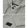thumbnail image 3 of ZIMEGO Men's Long Sleeve Casual Hoodie - Athletic V-Neck Henley Pullover Shirt, 3 of 6