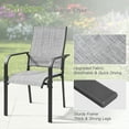 thumbnail image 6 of BUPPLEE 5-Piece Outdoor Dining Set with Textilene Chairs and Round Table with Umbrella Hole for Patio and Backyard, 6 of 9