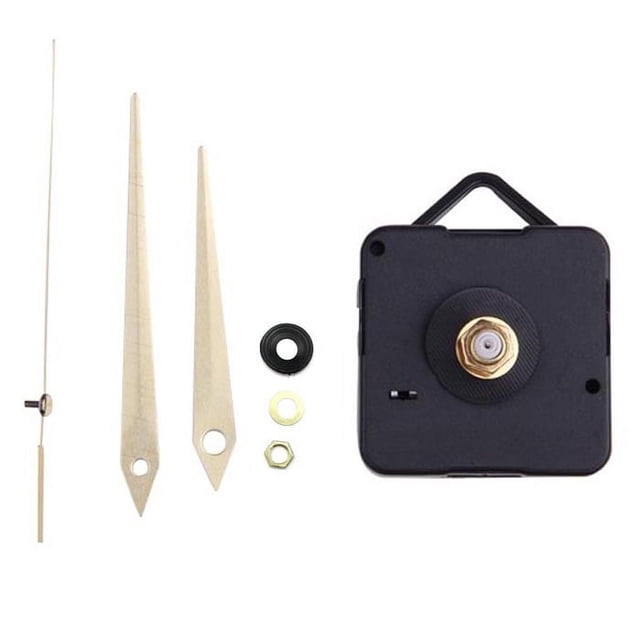 Replacement Quartz DIY Mechanism Hands Clock Movement Gold Clock