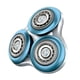 thumbnail image 1 of Cabeza de afeitar Irfora Recambio de cabezales de cuchilla para afeitadoras, cabezales de afeitado eléctricos lavables, repuesto para Philips No-relco RQ12 + SH70 H90 s7000 S7310S7530 Irfora Cabeza de afeitar, 1 of 7