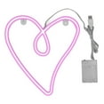 thumbnail image 2 of Heart Shaped Neon Lights, Colorful Lights, Romantic Ambience, Dual Power Supply, for Bar, Party, Living Room with IP45 Waterproof ABS and PVC Material, 2 of 7