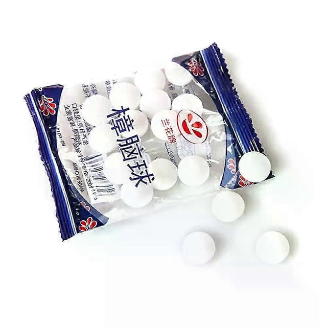 1-10 Bags Naphtaline Boules Camphor Moth Balls Safe Mildew Insect Mothballs Tablets Natural Camphor Mottenballen Pest Control
