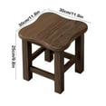 thumbnail image 3 of Yyuenw Wooden Step Stool,Small Stool Household Living Room Coffee Table Short Stool Small Wooden Stools,Perfect Matched Sensory Table Great Assistant, 3 of 5