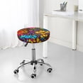 thumbnail image 7 of Susaid Butterfly Garden Print Elastic Bar Stool Cover Personalized Washable Stool Cover for Barbershop Home Bar Kitchen-12 inch, 7 of 7