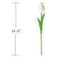 thumbnail image 3 of 30 pcs Artificial Tulips Flowers Real Touch Tulips Holland PU Bouquet Latex Flower White (white), 3 of 3