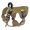 Brown, variant on Dog Harness,Medium Size,2X Metal Buckle,Working Dog with Velcro your tag easily and Vest with Handle,No Pulling Front Leash Clip,Hook and Loop Panel Adjustable Elastic Wearing Quickly