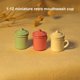thumbnail image 2 of 1/12 Miniature Rinsing Mug Household Supplies Miniature Mug Solid Color Retro heqiyong toy, 2 of 2