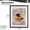 thumbnail image 4 of Stupell Industries Modern Blueberry Pancakes with Syrup Black Framed Print Under Glass, 13 x 16, by The Prints Vibe, 4 of 8
