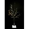 thumbnail image 2 of Northlight 4' Prelit Artificial Christmas Tree Flocked Twig - Warm Clear LED Lights, 2 of 2