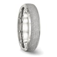 thumbnail image 4 of Chisel Stainless Steel Polished Laser Cut 6mm Band, 4 of 7