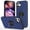 Blue, variant on For iPhone 17 Case With Invisible Magnetic 360 ° Rotating O-Ring Stand Shockproof Phone Case,Blue,For iPhone 17