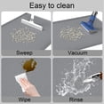 thumbnail image 4 of UHIAGREE Cat Litter Box Mat, 34 × 22in Large Silicone Kitty Litter Trapping Waterproof Mat(Gray), 4 of 7