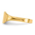 thumbnail image 4 of 14k Yellow Gold Square Signet Baby Ring, 4 of 9