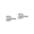 thumbnail image 3 of 3/4 Carat (Ctw VS2-SI1, D-E-F) Lab Grown Diamond Solitaire Stud Earrings in 14K White Gold with Screwbacks for Women, 3 of 5