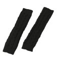 thumbnail image 5 of Meitianfacai Winter Gloves Thumb Hole Arm Warmers for Women, Knit Long Stretchy Sleeve Fingerless Gloves, 5 of 5