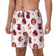 thumbnail image 1 of Balery Cartoon Hedgehogs Bañador para hombre, shorts de playa de secado rápido con entrepierna y forro de compresión-Large, 1 of 6