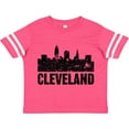 thumbnail image 3 of Inktastic Cleveland Skyline Grunge Boys or Girls Toddler T-Shirt, 3 of 5