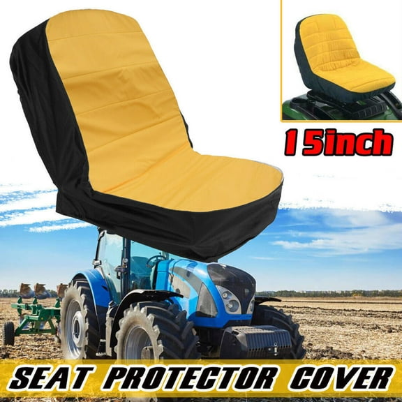 Padded Lawn Mower Tractor Seat Cover Comfort Pads Protector Waterproof Universal