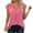Pink, variant on RMGVDSD Womens T-Shirts Womens Lace Tops Pleated Short Sleeve Shirts Summer Business Casual Dressy Blouses Leisure Tshirts