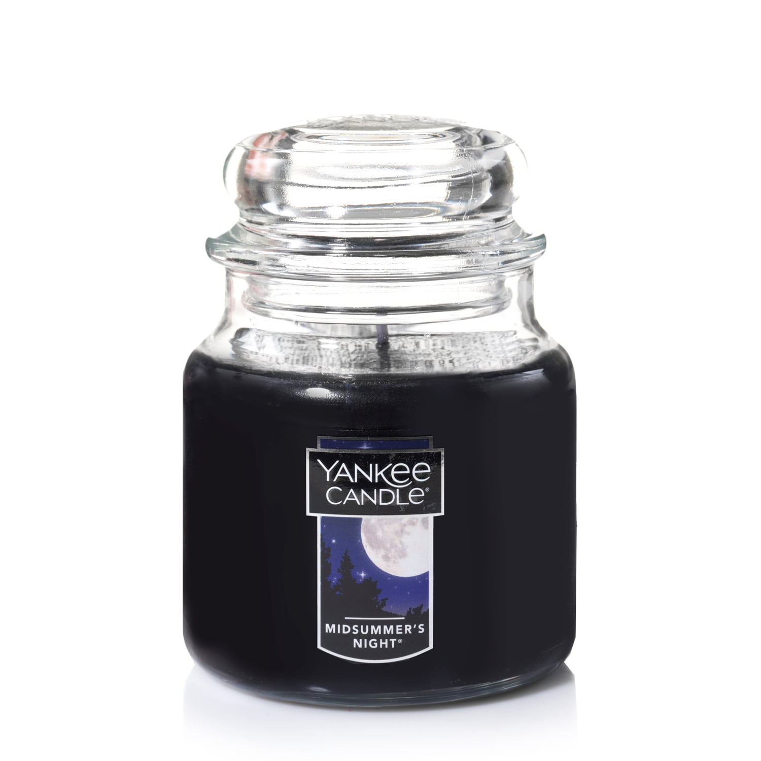Yankee Candle MIDSUMMER'S NIGHT Large Jar 22 Oz Black Housewarmer New Wax 