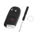 thumbnail image 1 of Unique Bargains Key Shell Case for Dodge Charger 2011-2018 for Dodge Journey 2011-2018 Keyless Entry Remote Key Fob Replacement Case 3 Button M3N-40821302, 1 of 7