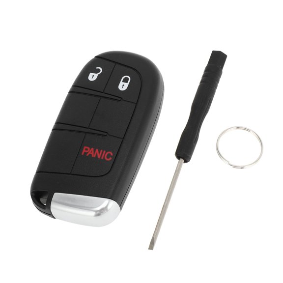 Unique Bargains Key Shell Case for Dodge Charger 2011-2018 for Dodge Journey 2011-2018 Keyless Entry Remote Key Fob Replacement Case 3 Button M3N-40821302