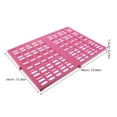 thumbnail image 5 of TABLZONE Pink Plastic Pet Crate Mat Anti-Chew Design Comfortable Resting 3Pcs, 5 of 6