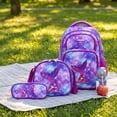 thumbnail image 4 of AHMOMEI Cute Print 3 Pieces Backpack Set, 16.54" Height Backpack with Lunch Tote & Pencil Case for Picnic, Weekend Play & Daily Casual Activities, 4 of 9