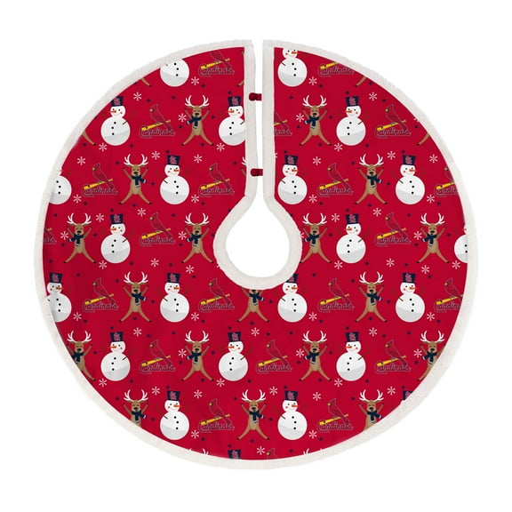 St. Louis Cardinals Reindeer Tree Skirt