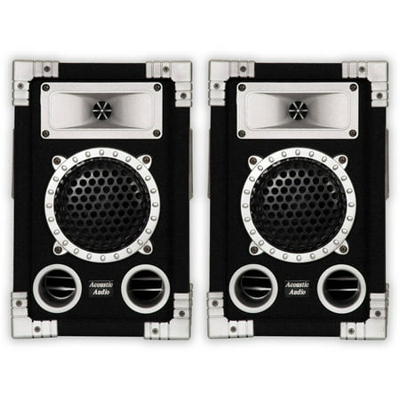 Abs Pa Speaker - Acoustic Audio GX-350 PA Karaoke DJ Speakers, 1000W, 2 Way, Pair
