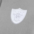 thumbnail image 4 of Women's Antigua  Gray Las Vegas Raiders Figure Half-Zip Sweatshirt, 4 of 4