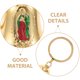 thumbnail image 5 of 8 llaveros de cascabel: llavero vintage de metal con forma de campana de la Virgen María, ideal para bolsos, carteras, regalos de cumpleaños y fiestas de Navidad., 5 of 7