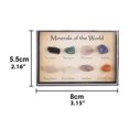 thumbnail image 2 of Mini Caja De Regalo De Espécimen De Mineral Natural, 8 Uds., Piedra Natural Irregular, Mini Especímenes De Mineral, Decoración Del Hogar Guardurnaity BA001120-00, 2 of 6