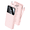 Pink, variant on Portable Charger with Built-in Cables and AC Wall Plug, 10000mAh Slim USB-C Battery Pack, 15W Fast Charging Travel Essential Portable Phone Charger Compatible with iPhone, Samsun, Android,White