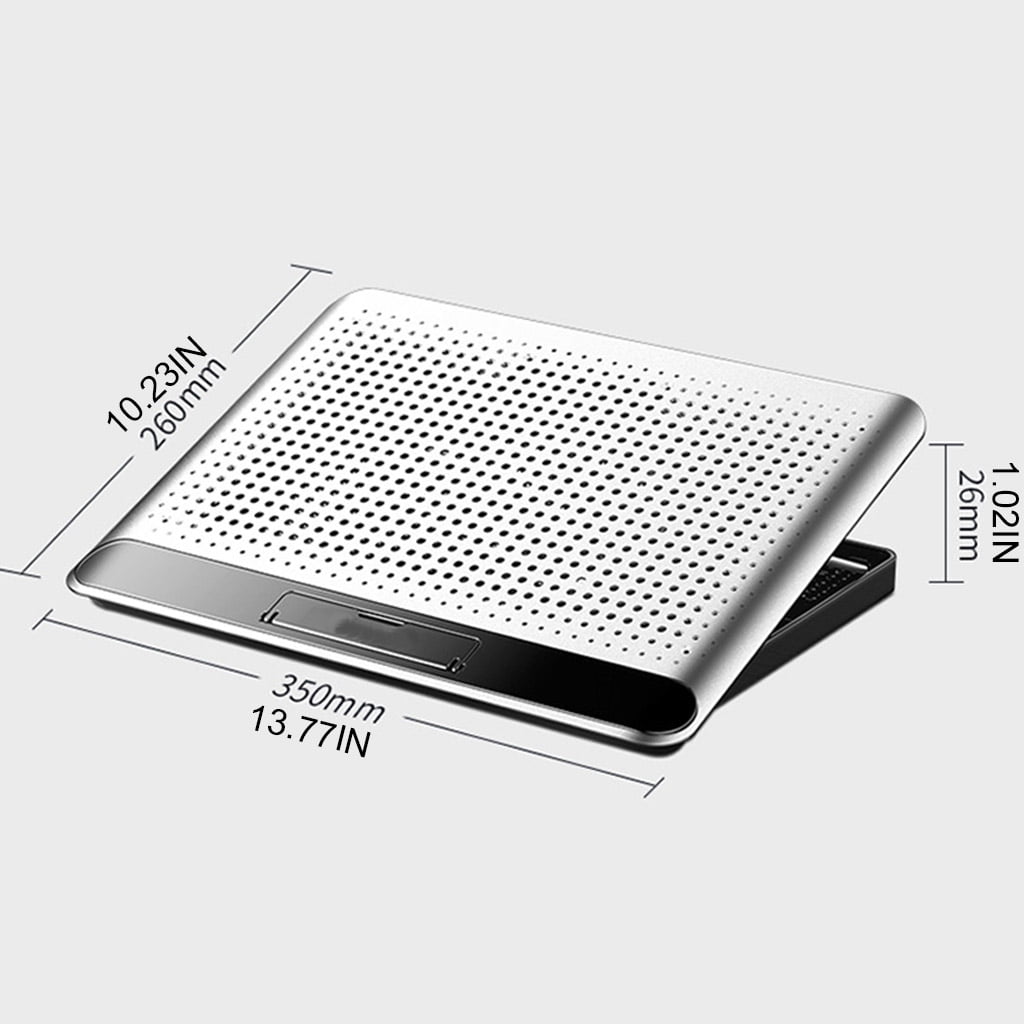 Aluminum Alloy Laptop Stand Gaming Laptop Cooling Fan Laptop Cooling Pad Notebook Radiator Stand For Gaming 6Gear