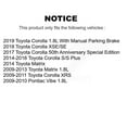 thumbnail image 2 of CMX Rear Disc Brake Caliper Assembly Left Right Side (Driver Passenger) Kit for Car Toyota Corolla Matrix Pontiac Vibe KBC-100376, 2 of 10