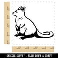 thumbnail image 2 of Red-Necked Wallaby from Australia Square Rubber Stamp Stamping Scrapbooking Crafting - Small 1.25in, 2 of 7
