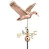 Good Directions Flying Duck Weathervane, Pure Copper - 22"L