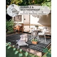 thumbnail image 4 of Outdoor Rug x ft Outdoor Carpet Fashion Camping RugsModern Reversible Mat for Camping Plastic Straw Rugs for Patio RV Camper Balcony Backyard Picnic Deck Rug, 4 of 6