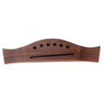 thumbnail image 1 of 6 Cordes en Bois de Rose Selle Traversante Pont de Guitare en Forme de Queue de Poisson pour Guitare Acoustique Folk Pièces de Rechange Accessoires, 1 of 5