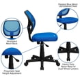 thumbnail image 4 of Pemberly Row Mid-Back Blue Mesh Task and Computer Office Chair, 4 of 7