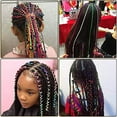 thumbnail image 4 of Coloré en Plastique Tressage de Cheveux Chaîne DIY Hip-Hop Hairband Corde, 4 of 8